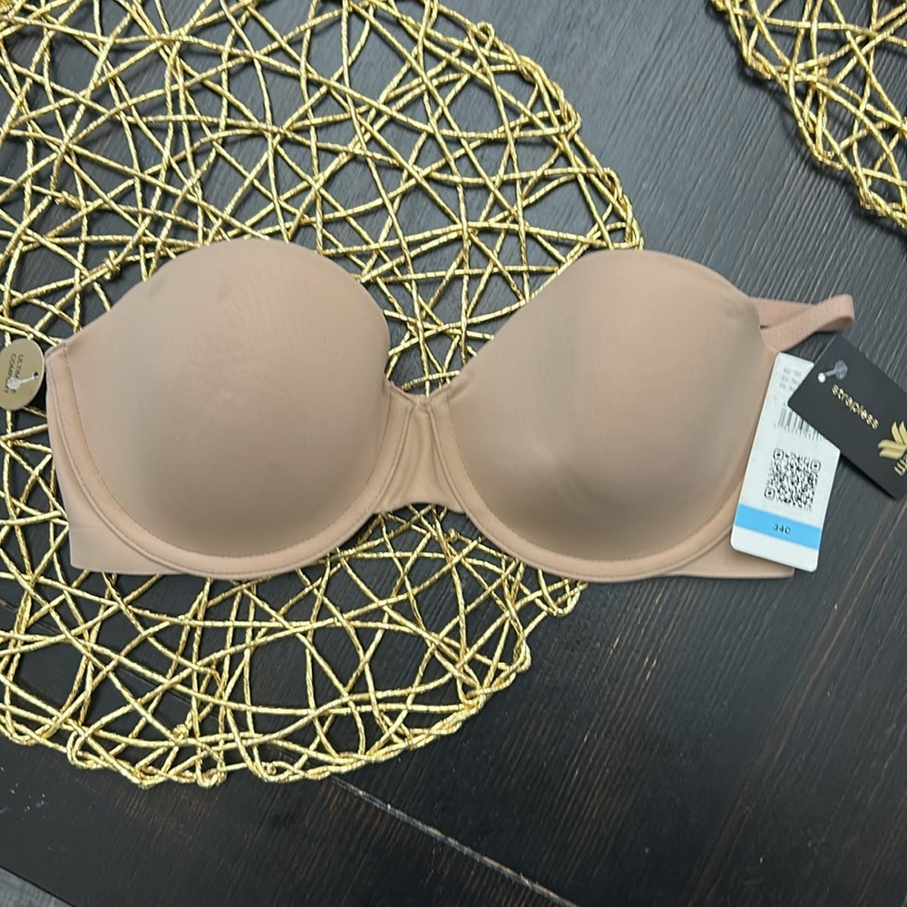 Wacoal Comfort First T-Shirt Bra Women's 34C Roebuck Strapless Underwired 854339 - Picture 7 of 10